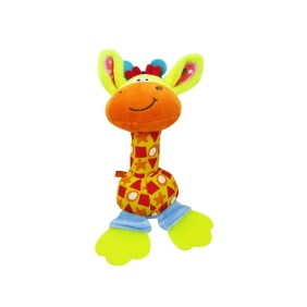 Sonaglio per la dentizione del bambino, Giraffa, multicolore, 0 mesi+