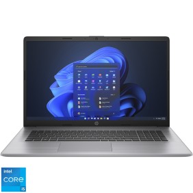 Laptop HP ProBook 470 G9 con processori Intel® Core™ i5-1235U fino a 4,4 GHz, 17,3", Full HD, IPS, 16 GB DDR4, 512 GB SSD, NVIDIA® GeForce® MX550 2 GB GDDR6, Windows 11 Pro, Asteroid Silver