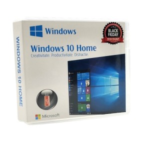 Microsoft Windows 10 Home 32/64 bit, inglese su USB