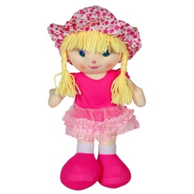 Bambola di stoffa, Zola®, 32 cm, rosa