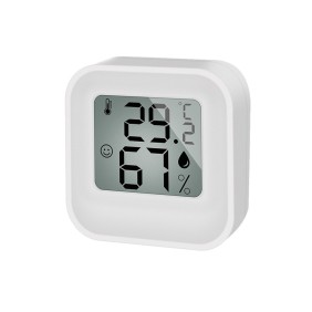Termometro/Igrometro, Temeo, Digitale, Bianco
