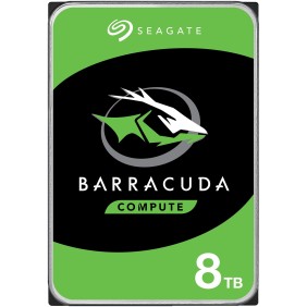 Disco rigido Seagate BarraCuda® da 8 TB, 5.400 giri/min, cache da 256 MB, SATA III