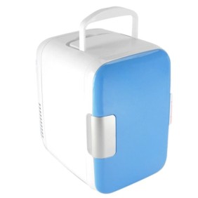 Mini frigorifero turistico portatile con funzione di raffreddamento e riscaldamento 12V Bianco