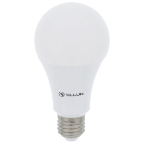 Lampadina LED intelligente Tellur, Wireless, E27, 10W, 1000lm, Luce Bianca/Calda, Orientabile, classe energetica F