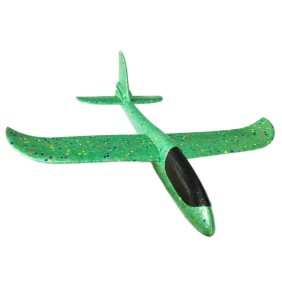 Aliante aereo giocattolo da esterno in schiuma flessibile, 47x48 cm, verde