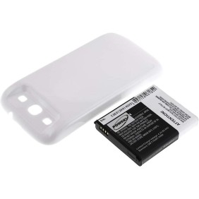 Batteria compatibile Samsung Galaxy S3 bianca 3300mAh