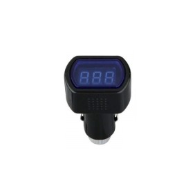 Tester voltmetro con display LCD e pressa accendisigari 12-24V integrata