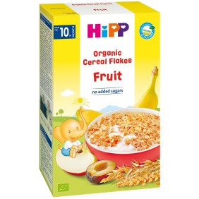 Fiocchi di cereali ecologici Hipp, frutta, 200 g, da 10 mesi