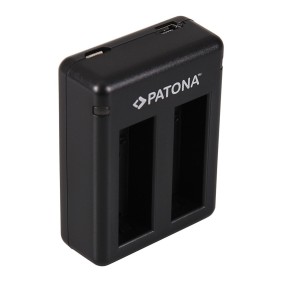 Caricabatterie PATONA DUAL USB per 2 batterie GoPro Hero 4 AHDBT-401