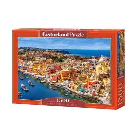 Puzzle Castorland, Marina Corricella, Italia, 1500 pezzi