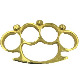 Pugnali d'oro, modello teschio, acciaio, 11x6x1 cm, Dalimag