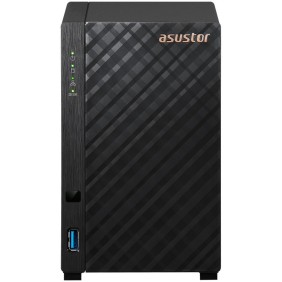 Storage collegato in rete Asustor DRIVESTOR 2 AS1102T con processore Realtek RTD1296 da 1,4 GHz, 2 alloggiamenti, 1 GB DDR4