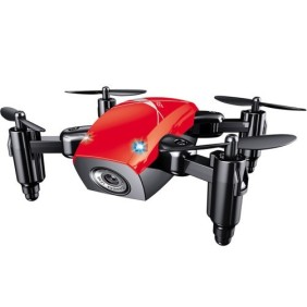 Mini Drone iUni S9, WiFi, Frequenza 2.4GHz, Rosso