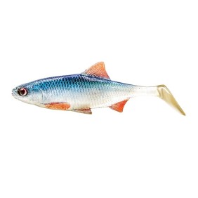 Shad Angry Lures Roach 12,5 cm BSW, per la pesca del luccio, dell'alosa o del pesce gatto