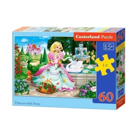 Puzzle Castorland, La principessa e il cigno 60 pezzi