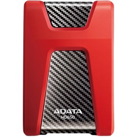HDD esterno ADATA Durevole HD650, 1TB, 2.5", USB 3.1, Rosso