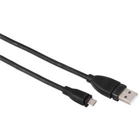 Cavo HAMA Micro USB 2.0, schermato, nero, 0,75 m