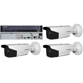 Kit Videosorveglianza 3 Telecamere 2MP Full HD da esterno 40m ARRAY EXIR + DVR 4 canali video / 1 canale audio, 1080P