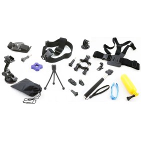 Set di accessori per GoPro Hero 4, 3+, 3, Sjcam, XREC
