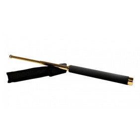 Set bastone da passeggio telescopico 65 cm dorato + pugnali teschio