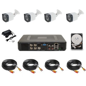 Kit Videosorveglianza HOME STANDARD FULL HD 1920x1080 Plug and Play 2 Mp