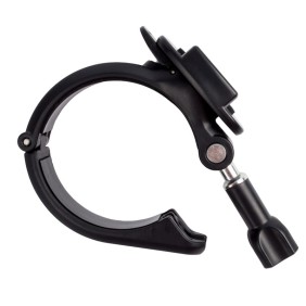 Morsetto per bicicletta da 45-50 mm con supporto regolabile a 360 gradi per fotocamere e videocamere compatte