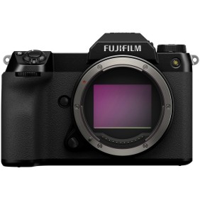 Fotocamera mirrorless Fujifilm GFX-100S, corpo macchina, medio formato, 102MP, 4K, nera