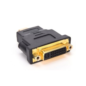 Adattatore DVI-D (24+5 pin) femmina - HDMI maschio, connettori placcati oro, HOPE R
