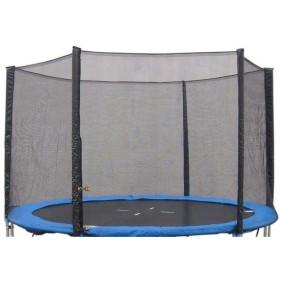 Rete di sicurezza, Spartan, tessuto, per trampolino da 180 cm, nera