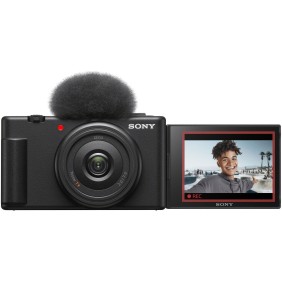 Fotocamera per vlogging Sony ZV-1F, 20,1 MP, 4K, nera