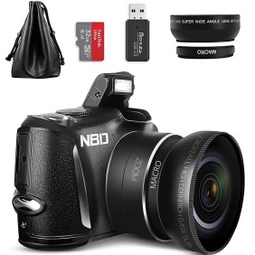 Fotocamera digitale, NBD, 48 MP, zoom digitale 16X. Nero