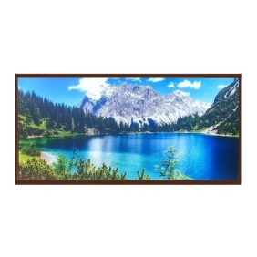 DRAGUS Pannello radiante a infrarossi, quadro stampato lago natura montagne 125/60cm 900W/700W 10kg