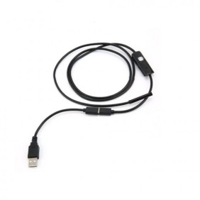 Telecamera endoscopio Snake, ispezione auto, tubi per Android e PC, 6 LED, 5 mx 5,5 mm