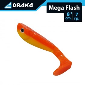 Esca in silicone Draka "Mega Flash", 8,5 cm. 7 gr