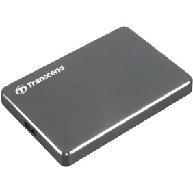 Disco rigido esterno Transcend StoreJet C3N 1TB USB 3.0 2,5 pollici Extra Slim Antracite