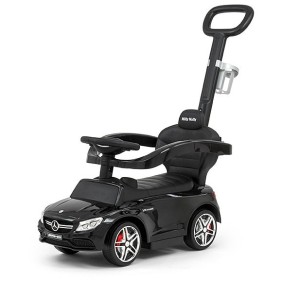 Auto per bambini 3 in 1, Milly Mally Mercedes AMG C63, nera