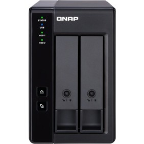 Archiviazione diretta collegata QNAP TR-002, 2 alloggiamenti, USB tipo C