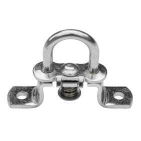 Occhiello per otturatore flessibile in acciaio zincato H-19 mm (19.51)