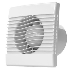 Ventilatore da bagno Airroxy, modello pRim Ø 120 S, Portata 158 mc/h, Bianco