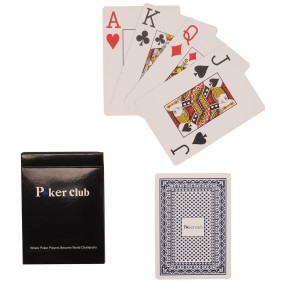 Set di carte da gioco Action Poker Club 8,7x6,2 cm, blu