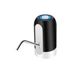 Pompa elettrica, per prelievo acqua, ricarica USB, nero/bianco