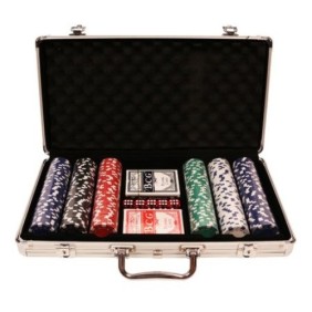 Set da poker in valigia, Texas Hold'em, 300 pezzi