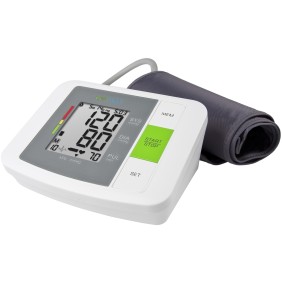 Sfigmomanometro digitale Ecomed 23200 BU-90E, Funzione Memory per 2 utenti, Bianco