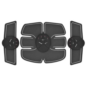 Cintura di elettrostimolazione smart fitness pro in 3 pezzi per addome e braccia EMS