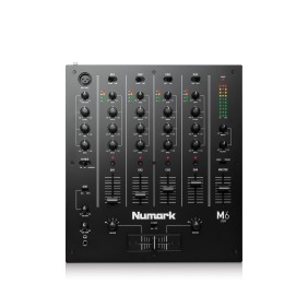 Mixer analogico a 4 canali, Numark M6 USB Nero, Equalizzatore, nero, scheda audio