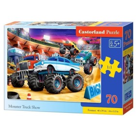 Puzzle Castorland, Monster Truck Show, 70 pezzi