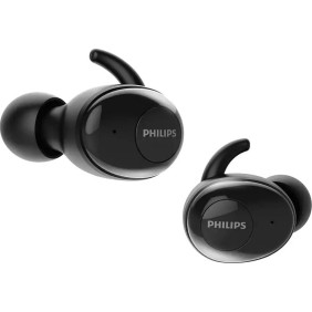 Philips Cuffie audio intrauricolari, SHB2515BK/10, True Wireless, Autonomia 5 ore, Nero