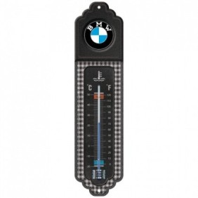Termometro in metallo - logo BMW vintage