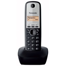Telefono cordless fisso KX-TG1911HGG DECT, Panasonic, LED, Funzione sveglia/orologio/date, 49x30x159 mm, Nero