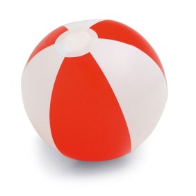 Pallone da spiaggia gonfiabile, Everestus, EGB031, pvc, rosso